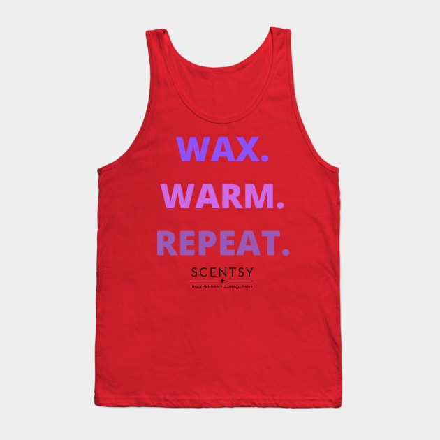 wax, warm, repeat scentsy independent consultant Tank Top by scentsySMELL